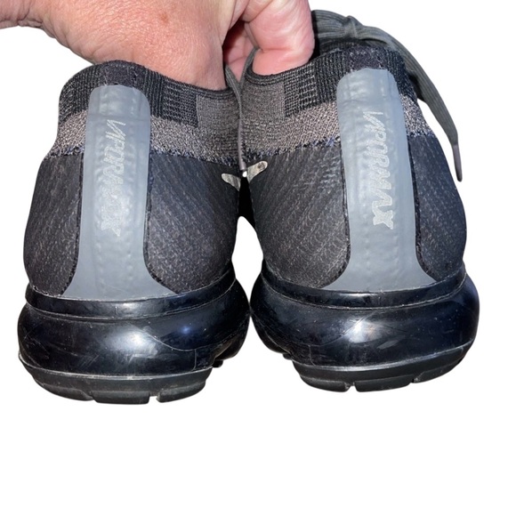 Nike Air Vapormax Flyknit Midnight Fog Black Grey 849557-009 Womens Size 7 - Picture 4 of 7